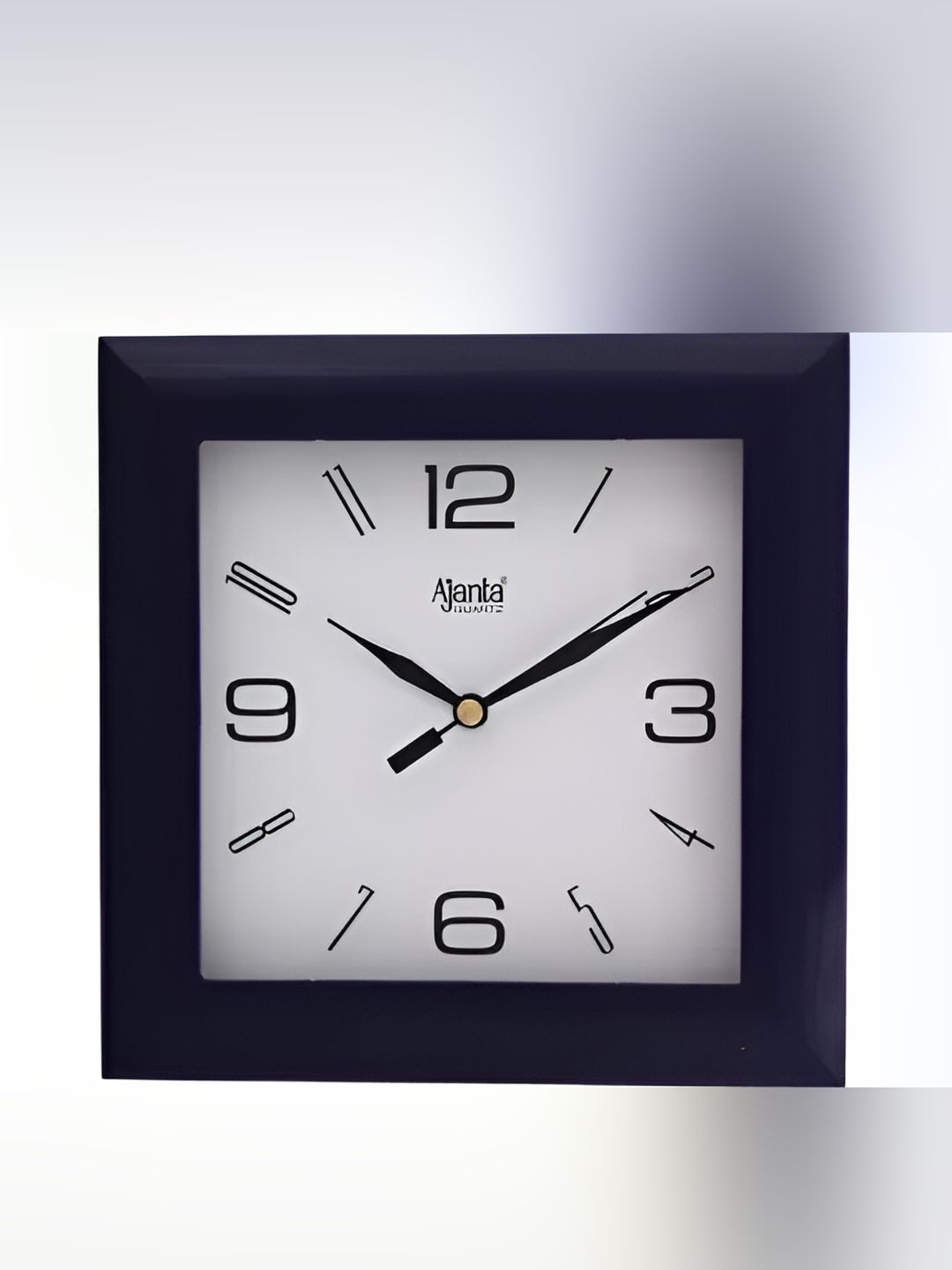 Ajanta Navy Blue Contemporary Square Wall Clock-picture-54