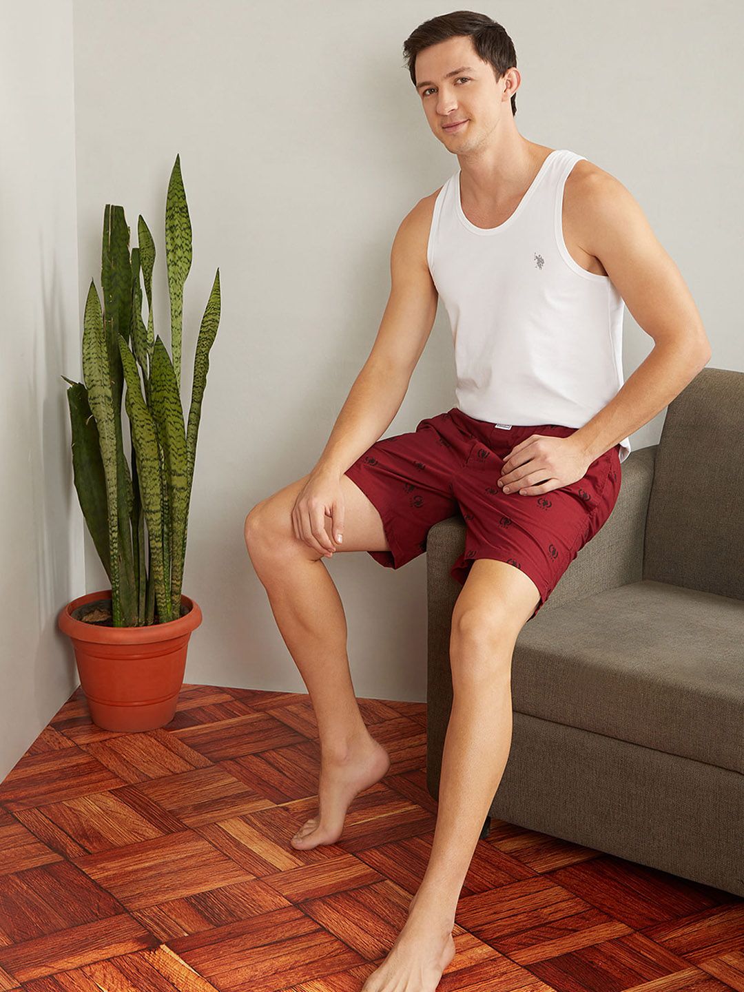 U.S. Polo Assn. Printed Pure Cotton Boxers I600-R04-P1-picture-14