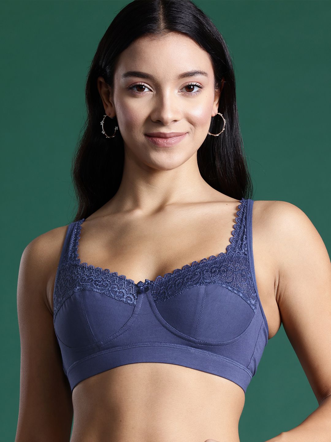 DressBerry Solid Non-Wired Full Coverage Non Padded Bra - Price