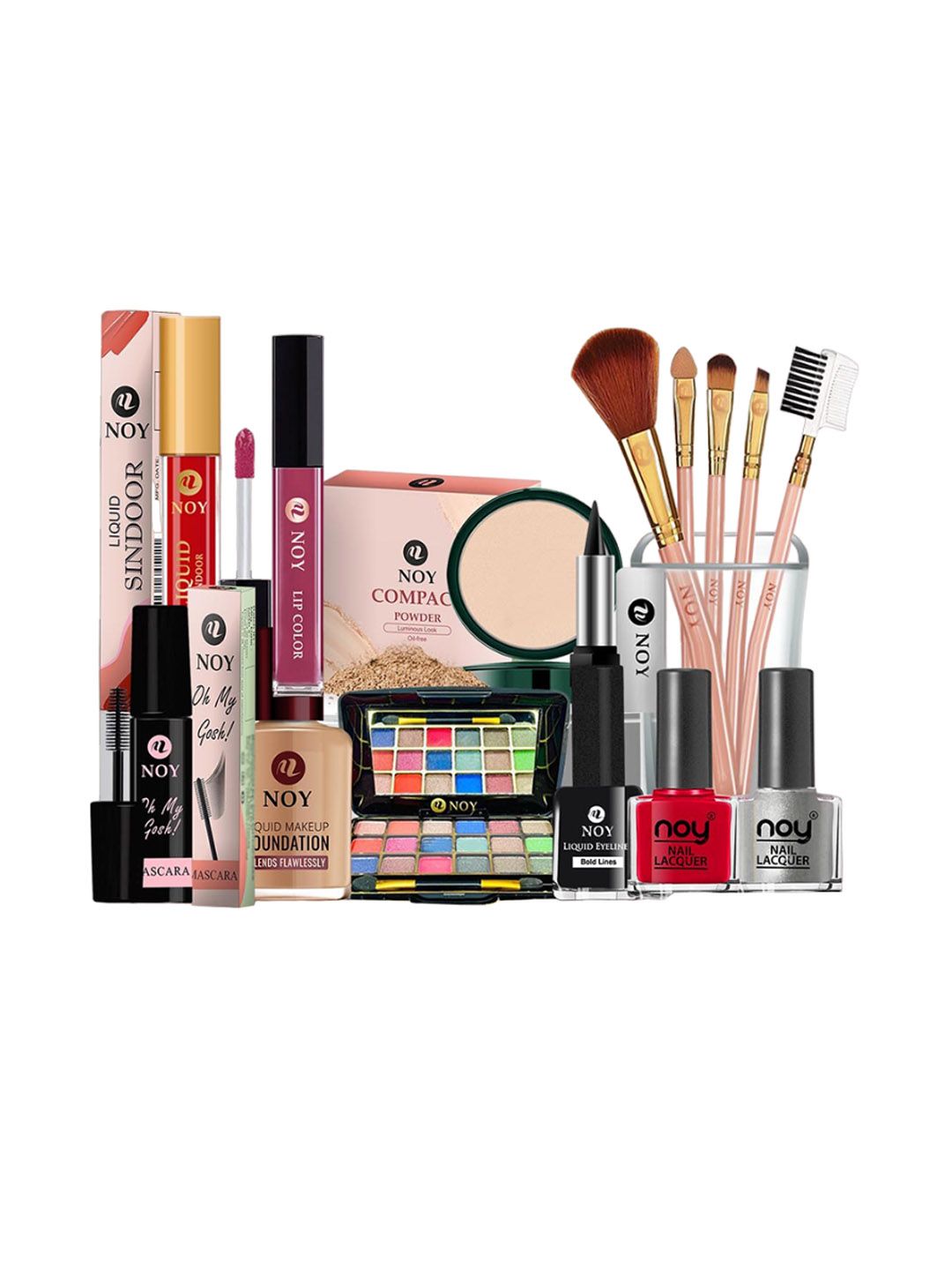 NOY Set Of 15 Essence Makeup Combo - Effortless Beauty In Any Weather - 762-image-25