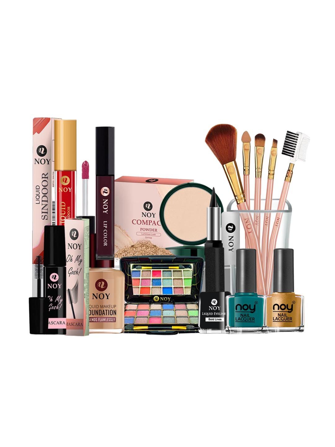 NOY 15Pcs Professional Glamour Makeup Combo - Combo No.513-picture-31