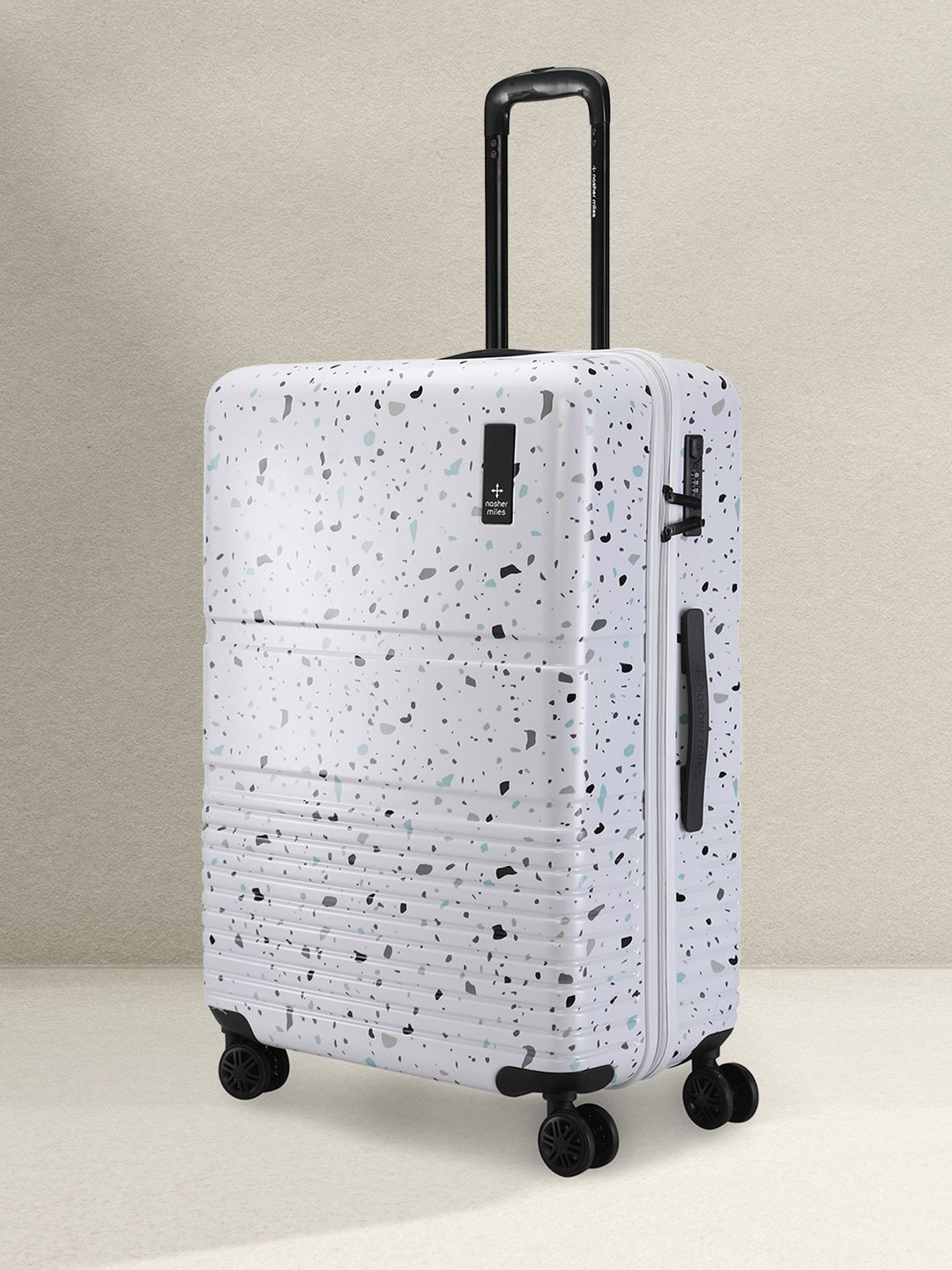 Nasher Miles Abstract Printed Hard Sided Trolley Bag-image-43