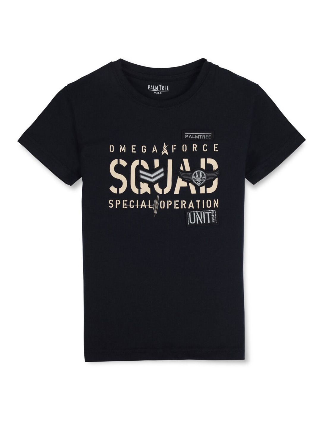 Palm Tree Boys Typography Printed Casual Cotton T-shirt-picture-28