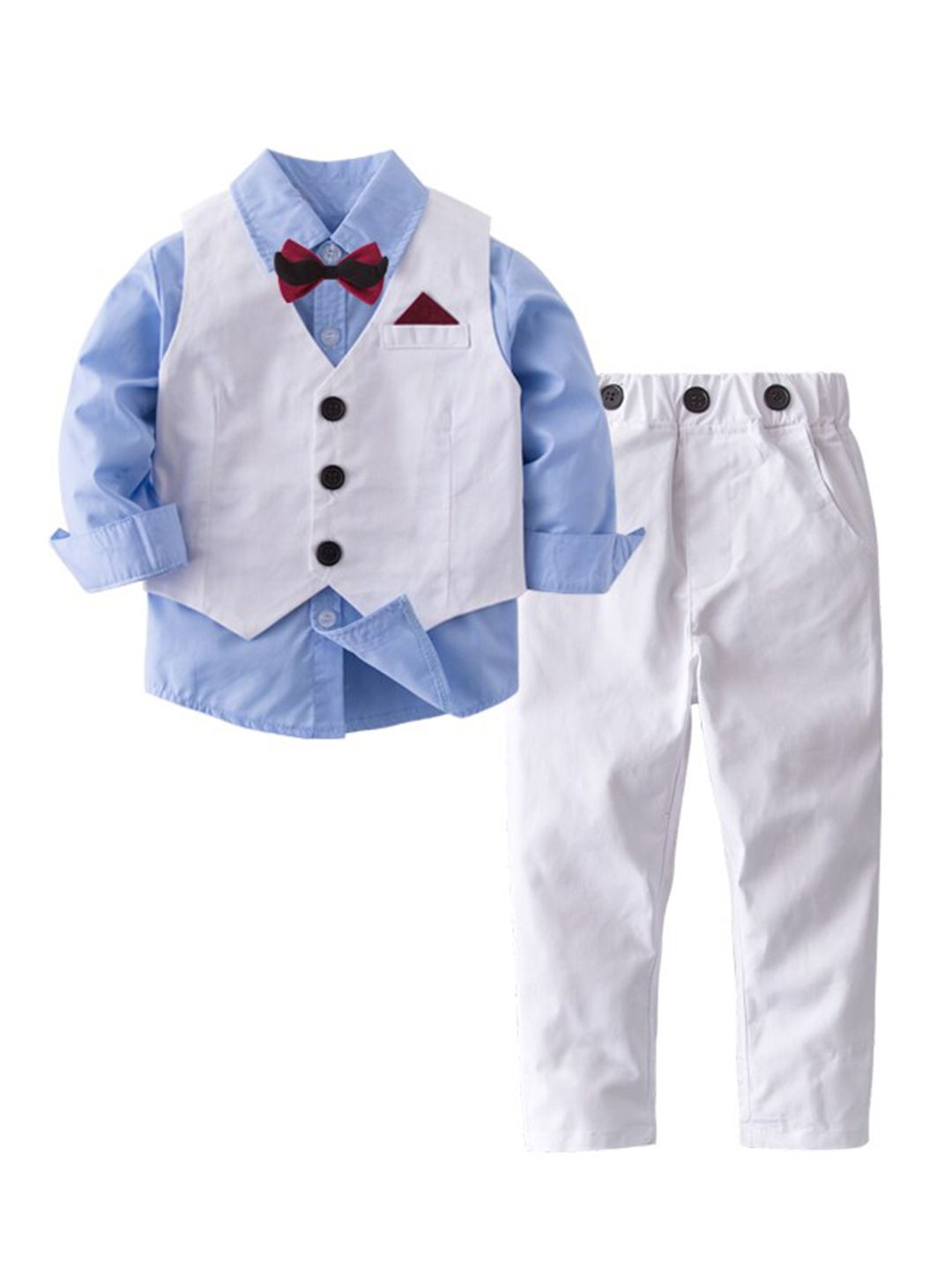 StyleCast Boys Blue & White 3 Piece Suit-picture-52