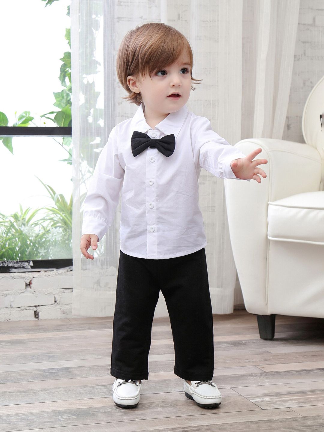 StyleCast Boys Black & White 3 Piece Suit-picture-38