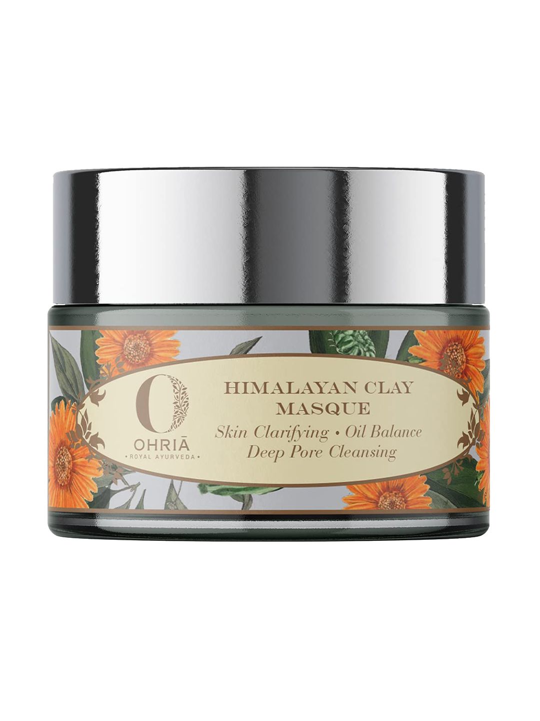 OHRIA AYURVEDA Himalayan Clay Masque For Skin Clarifying & Oil Balance - 50g-picture-35