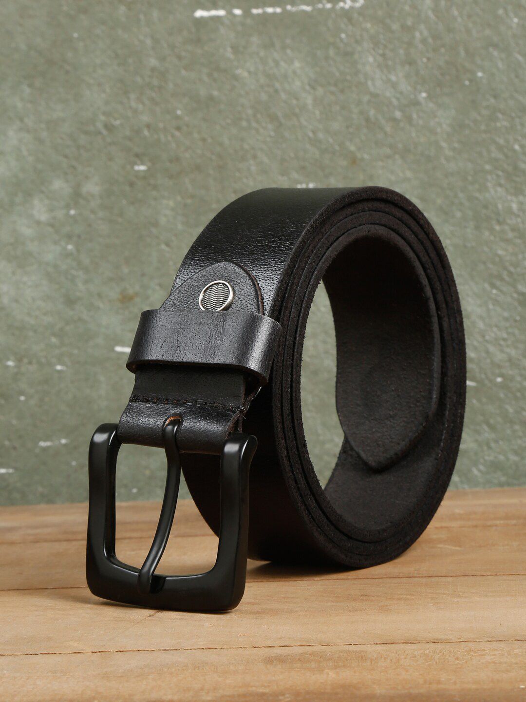 Teakwood Leathers Men Textured Leather Casual Belt-picture-39