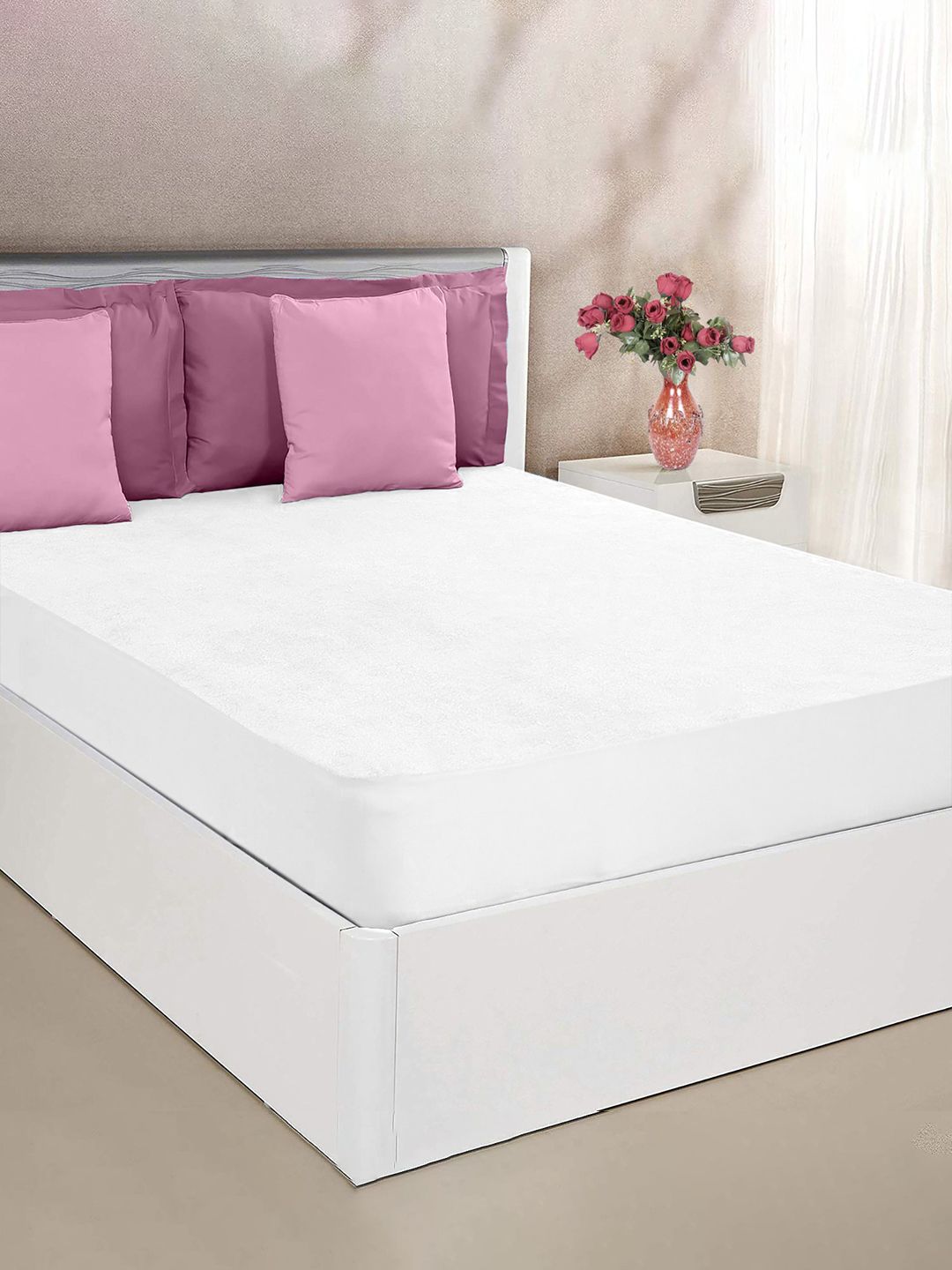GADDA CO White Terry Breathable Mattress Protector-picture-23
