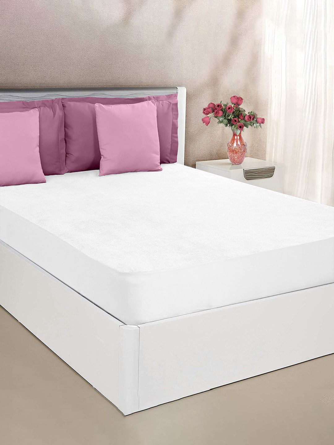 GADDA CO White Terry Breathable Mattress Protector-picture-22