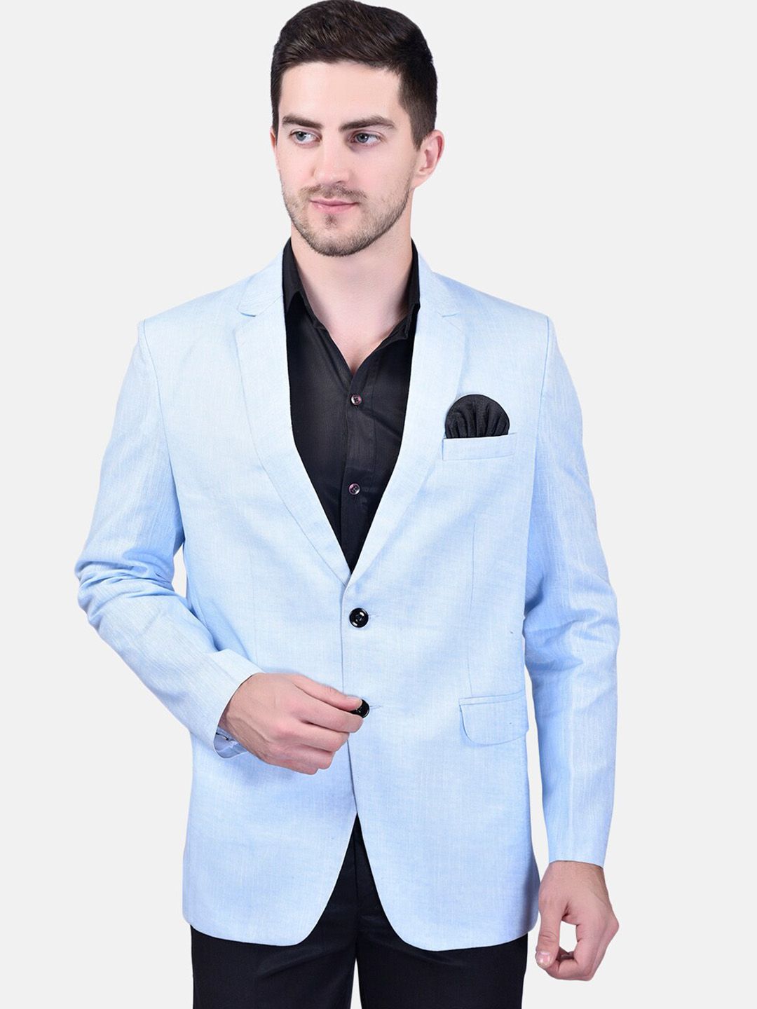 PRINTCULTR Single Breasted Notched Lapel Formal Blazers-picture-44
