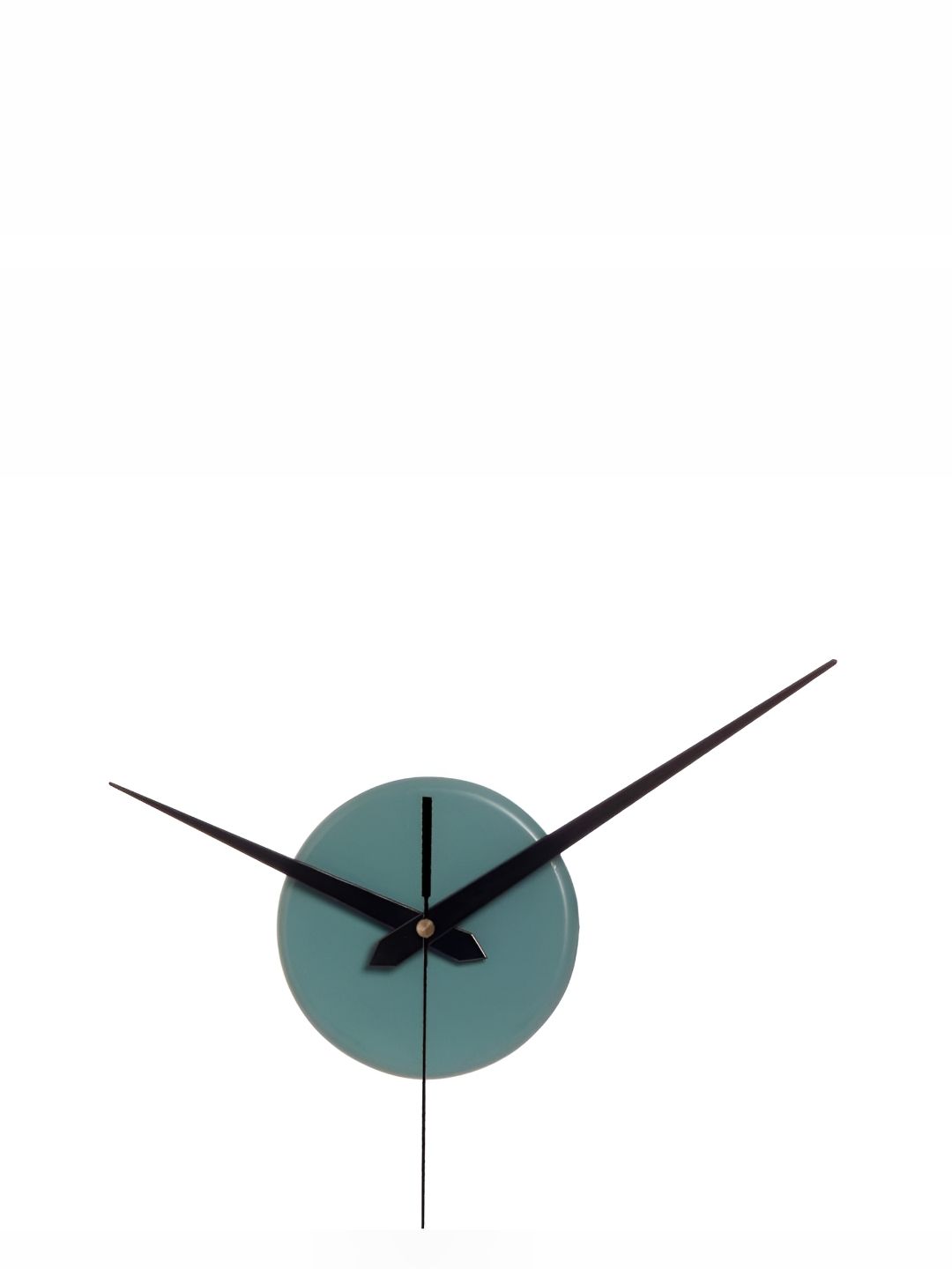 Crimson Knot Teal & Black Round Contemporary Wall Clock-image-22