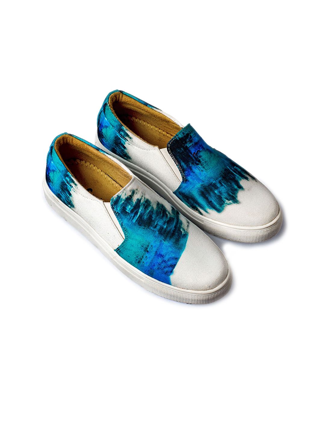 KobSook Women Sweat Absorption Lightweight Abrasion Slip Resistant Canvas Slip-On Sneakers-picture-12