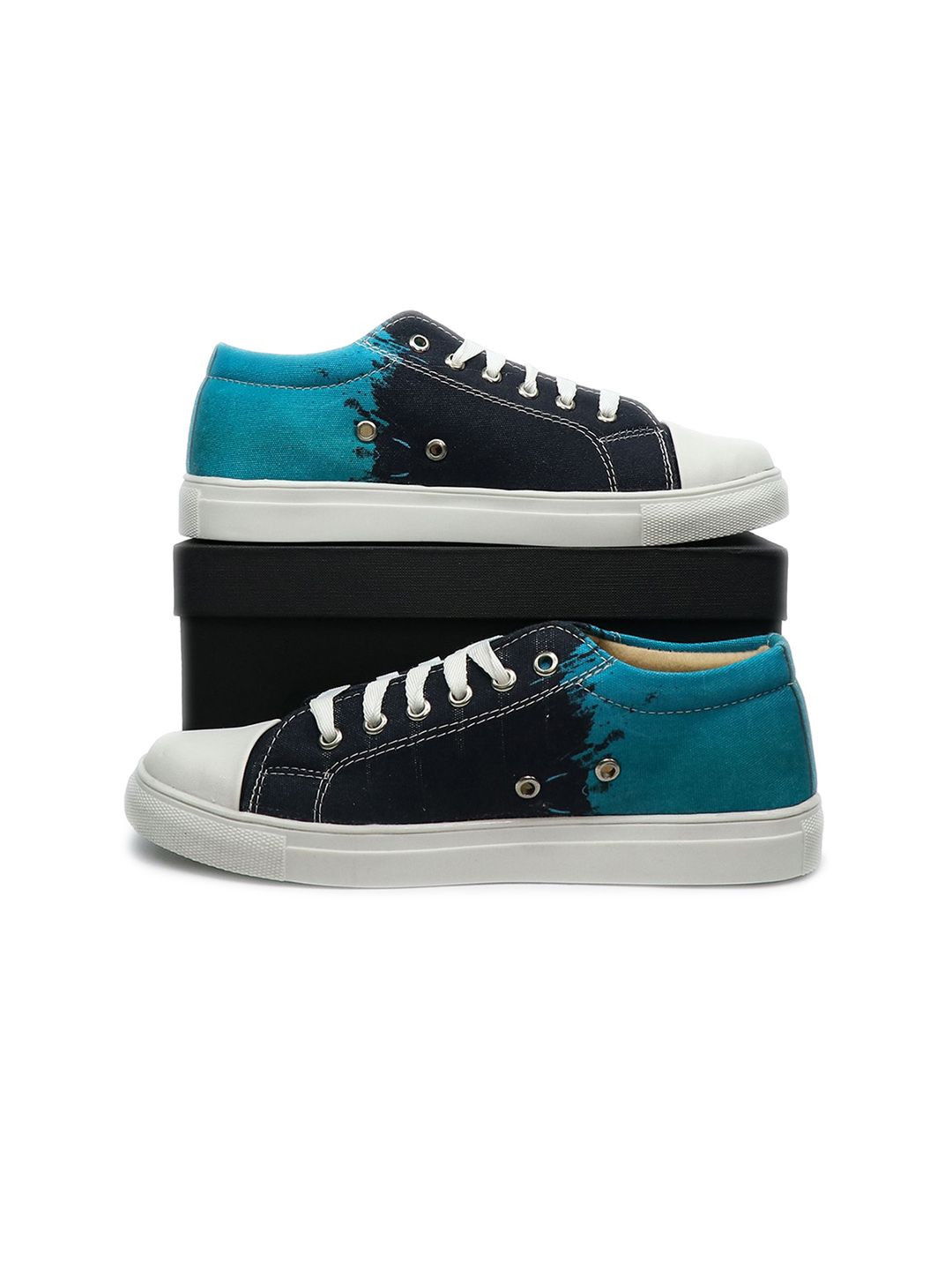 KobSook Women Colourblocked Lightweight Canvas Sneakers-picture-25