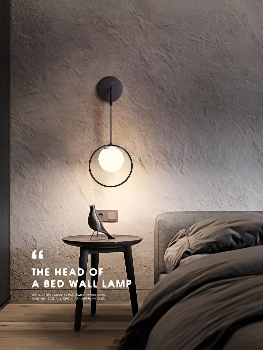 Lyse Decor Black Metal Spherical Shaped Wall Lamp-picture-27