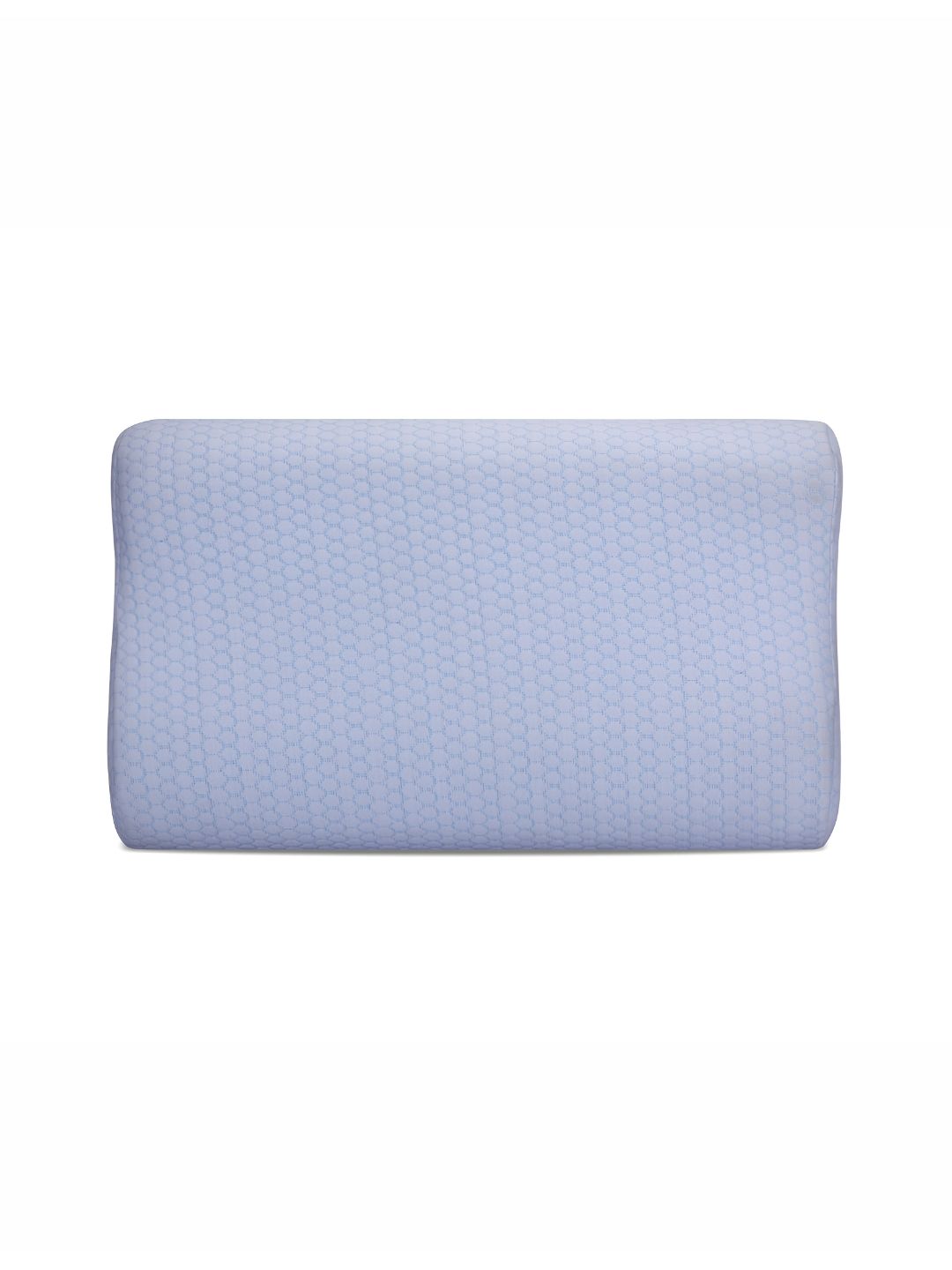 Dormyo White Memory Foam Filled Faux Velvet Breathable Sleep Pillow-picture-29