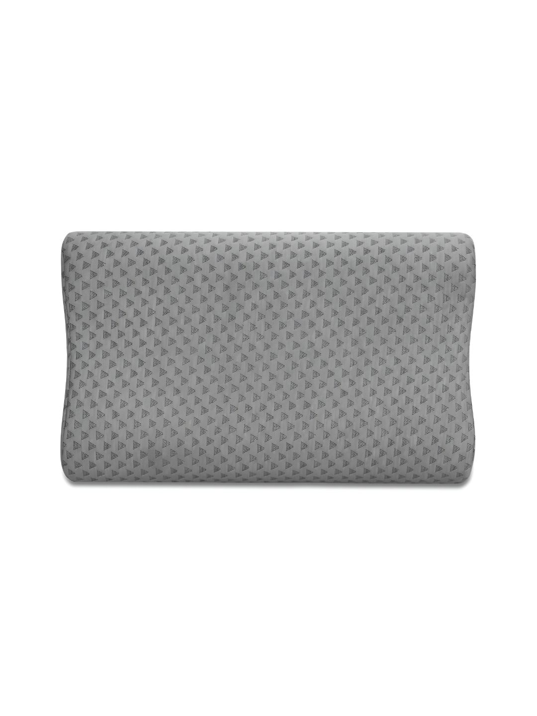 Dormyo White Memory Foam Filled Faux Velvet Breathable Sleep Pillow-picture-55