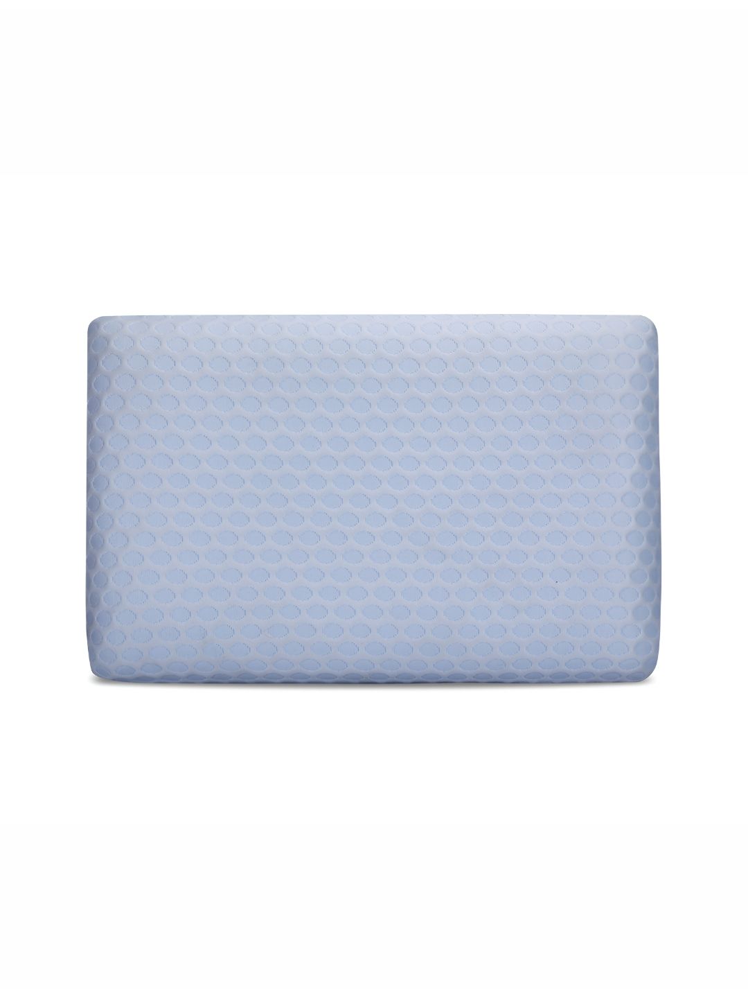 Dormyo White Memory Foam Filled Faux Velvet Breathable Sleep Pillow-picture-56