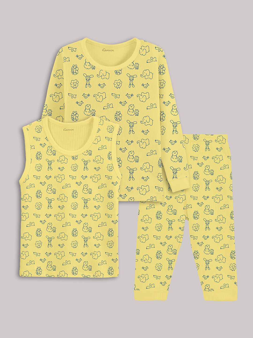 Kanvin Boys Printed Thermal Set-image-19