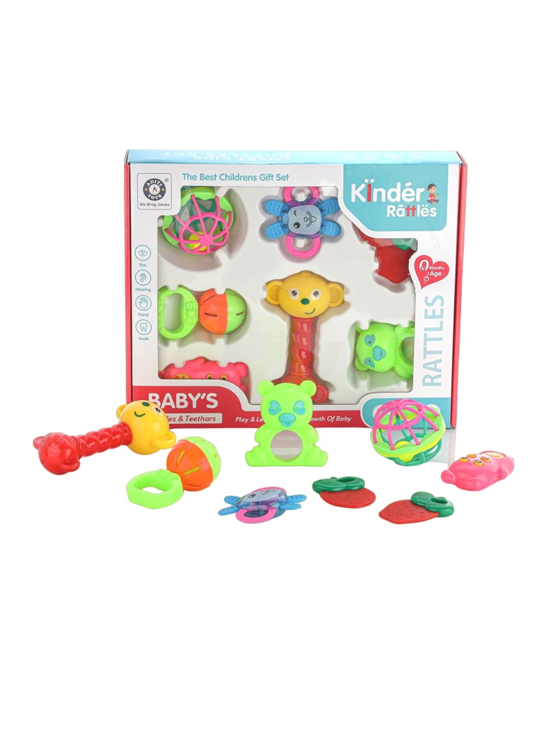 Aditi Toys Infants Kids 8Pcs Teething Toys-picture-51
