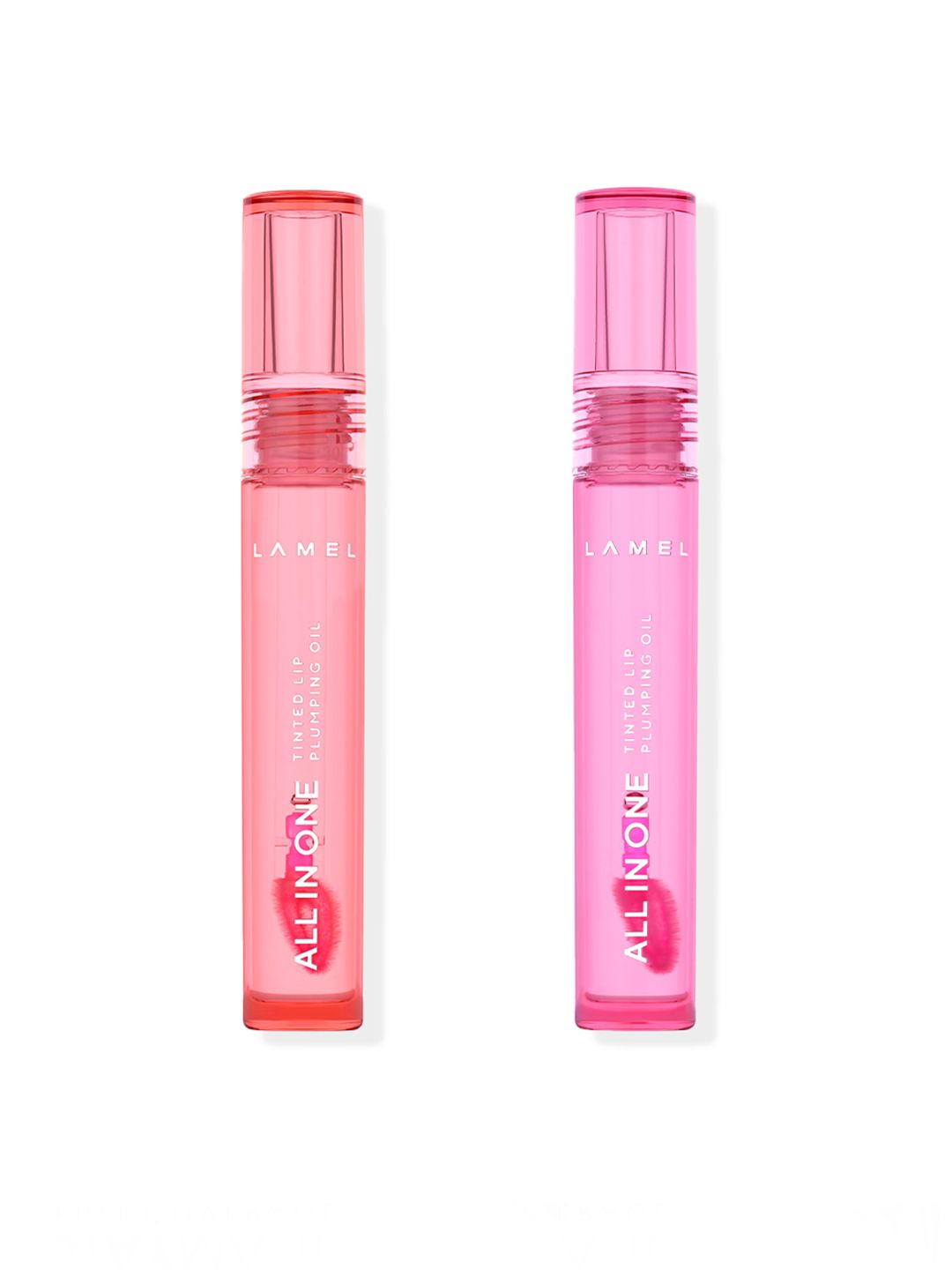 LAMEL 2Pcs Nourishing All In One Tinted Lip Plumping Oil 3ml each - Shade 401 & 402-image-34