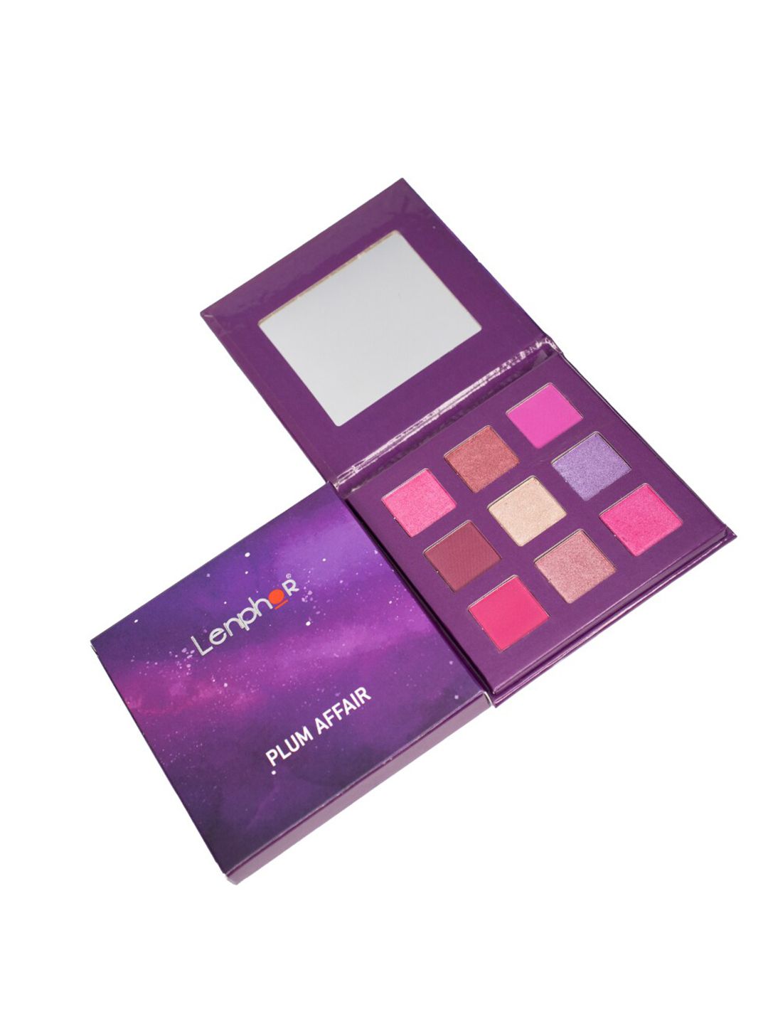 Lenphor 9 In 1 Eye Shadow Palette - 10.8g - Plum Affair-image-41