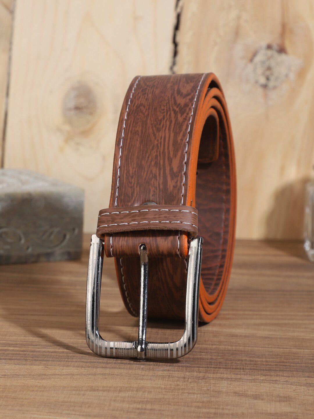 WINSOME DEAL Men Printed Formal Belt-image-46