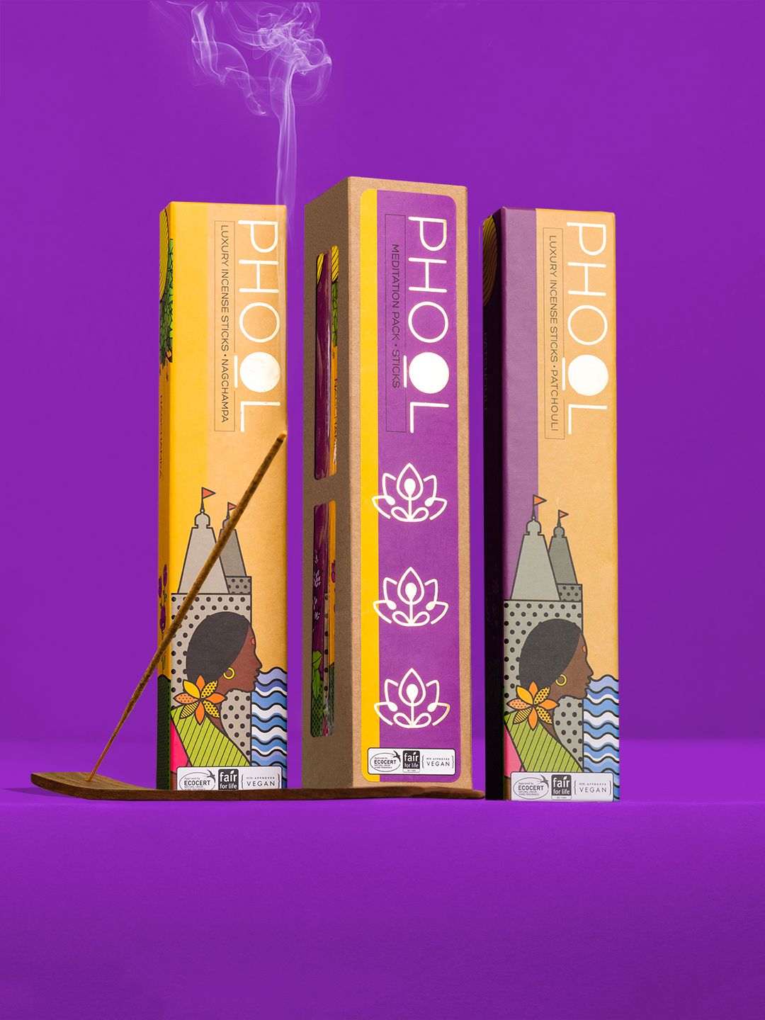 Phool Meditation Combo Pack - Incense Sticks