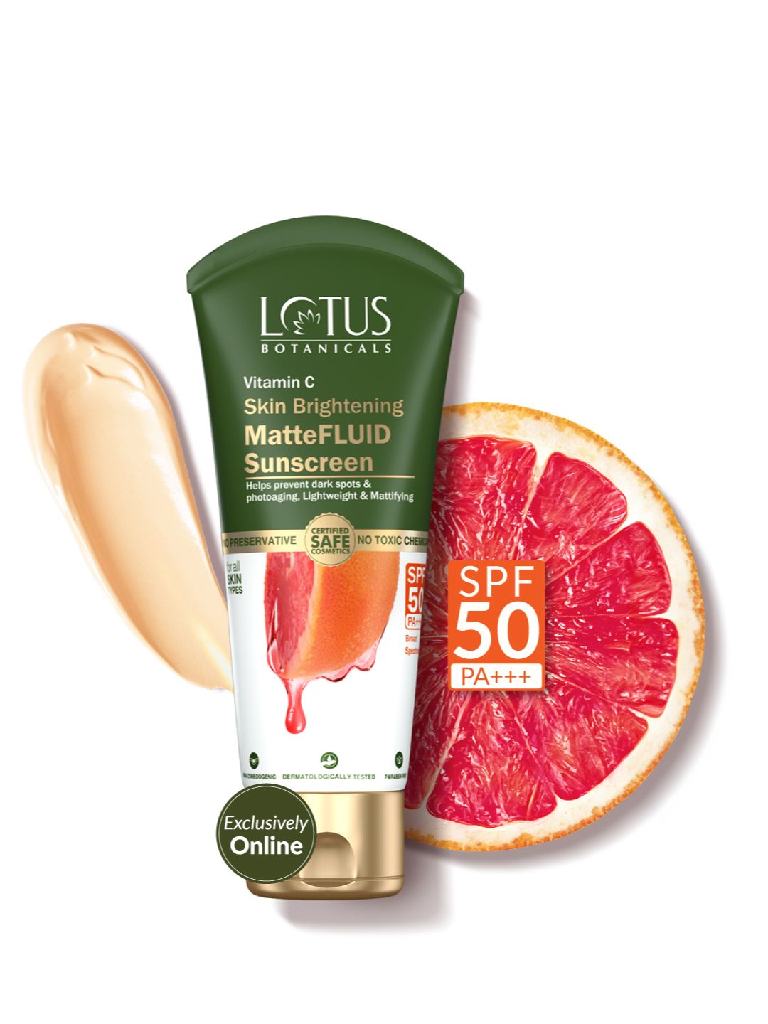 Lotus Botanicals 300x Vitamin C Skin Brightening SPF50 MatteFLUID Sunscreen - 50 g-picture-53