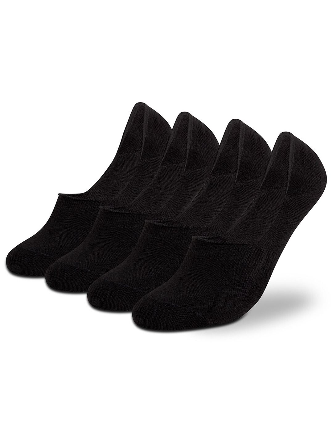 Supersox Men Pack Of 4 Anti Slip Pure Cotton Shoe Liners-picture-31