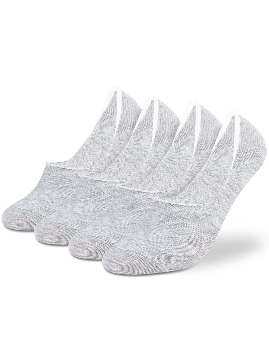 Supersox Men Pack Of 4 Anti-Slip Pure Cotton Shoe Liners-picture-38