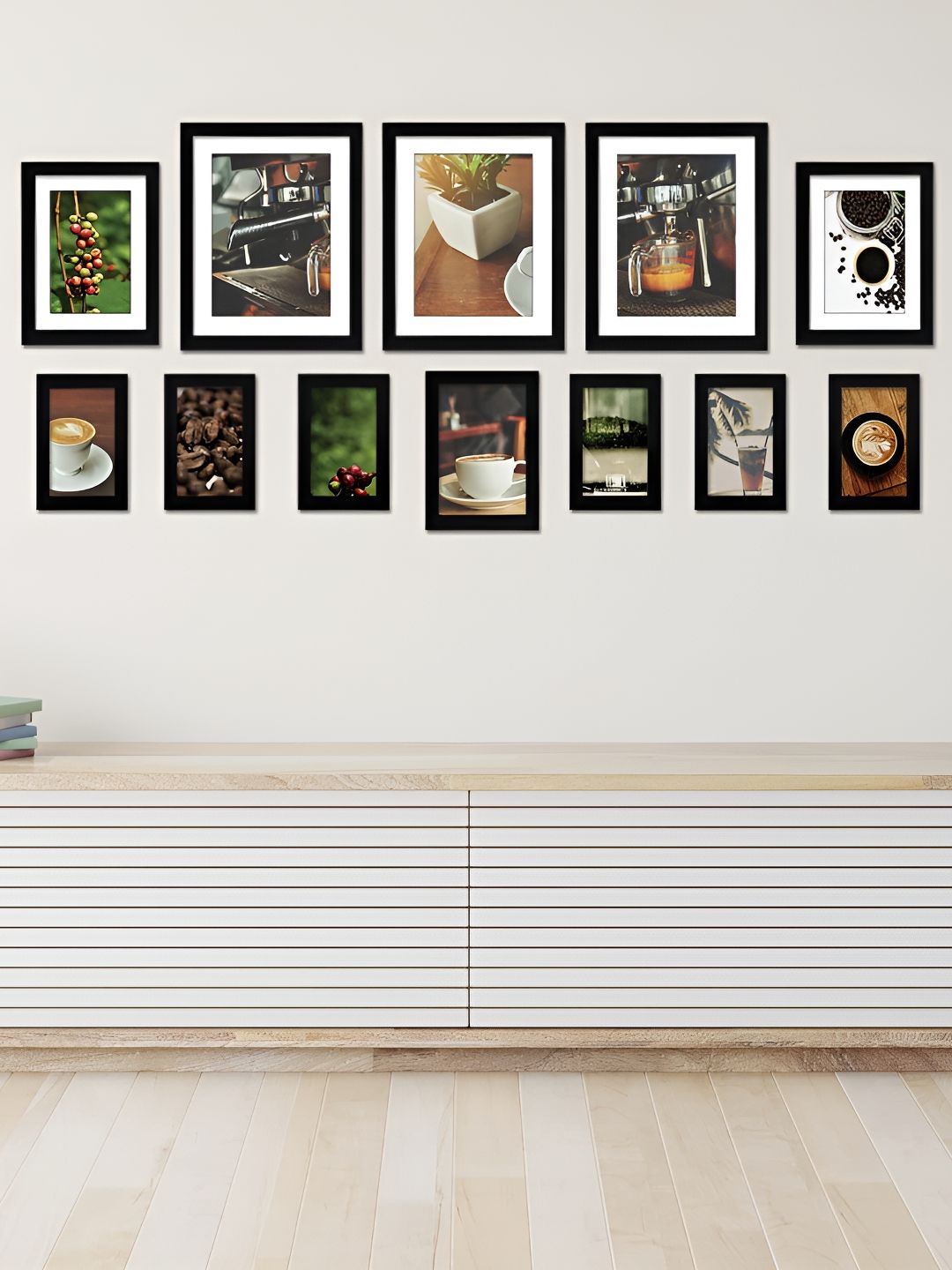 Stuthi Arts Black 12 Pieces Wood Wall Photo Frames-picture-24