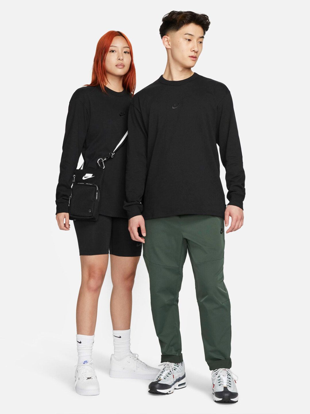 Buy Nike Sportswear Premium Essentials Long-Sleeves Pure Cotton T