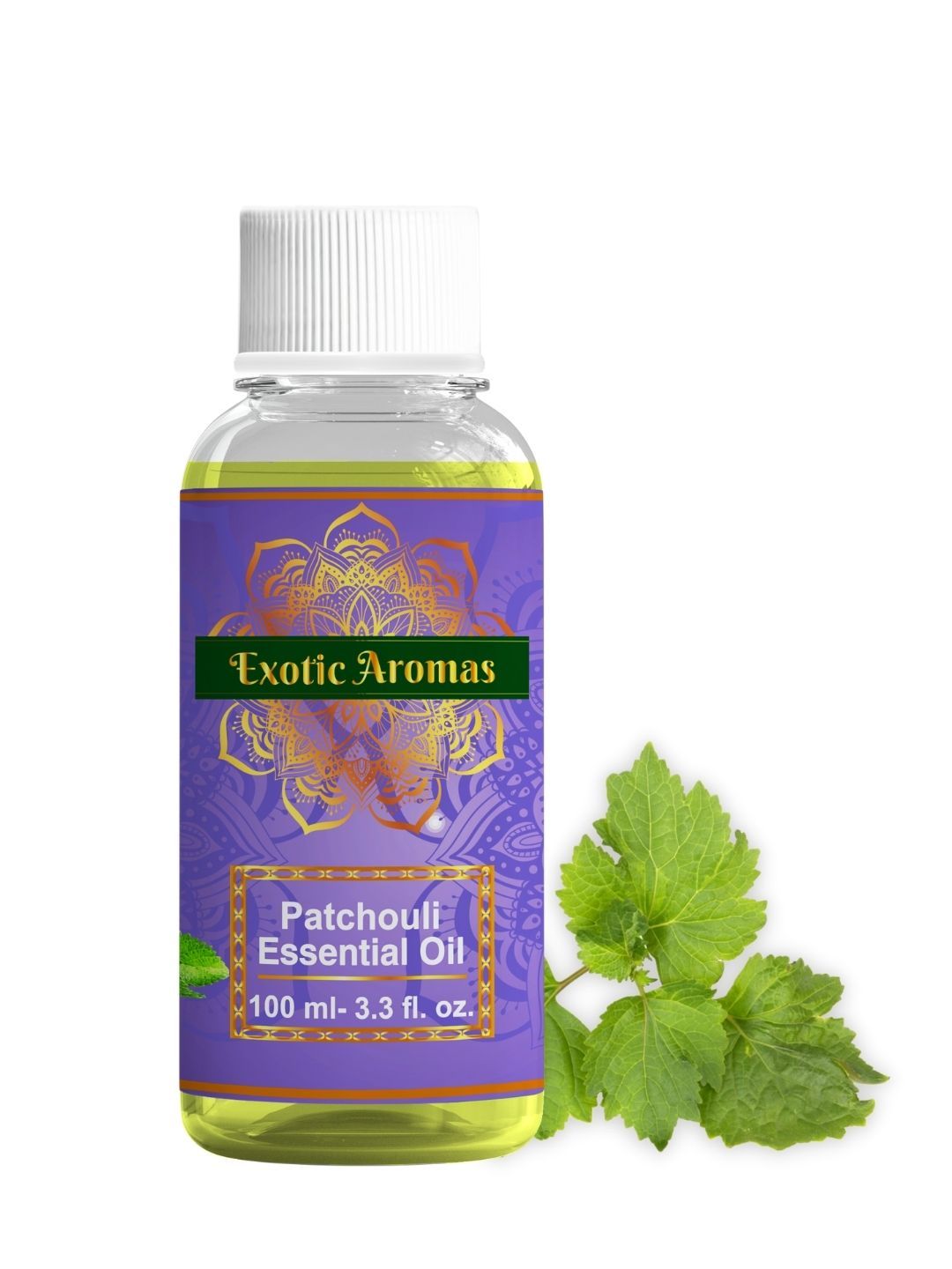 EXOTIC AROMAS Patchouli Essential Oil For Healthy Hair Face Skin & Diffuser 100ml-image-0