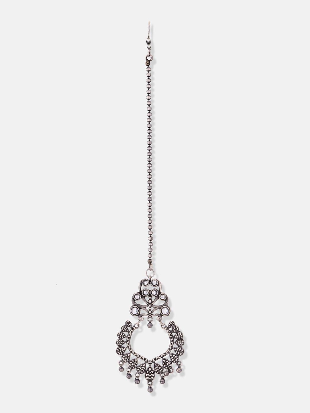 ATIBELLE Set of 3 German Silver Plated & Floral Shaped Jewellery Set
