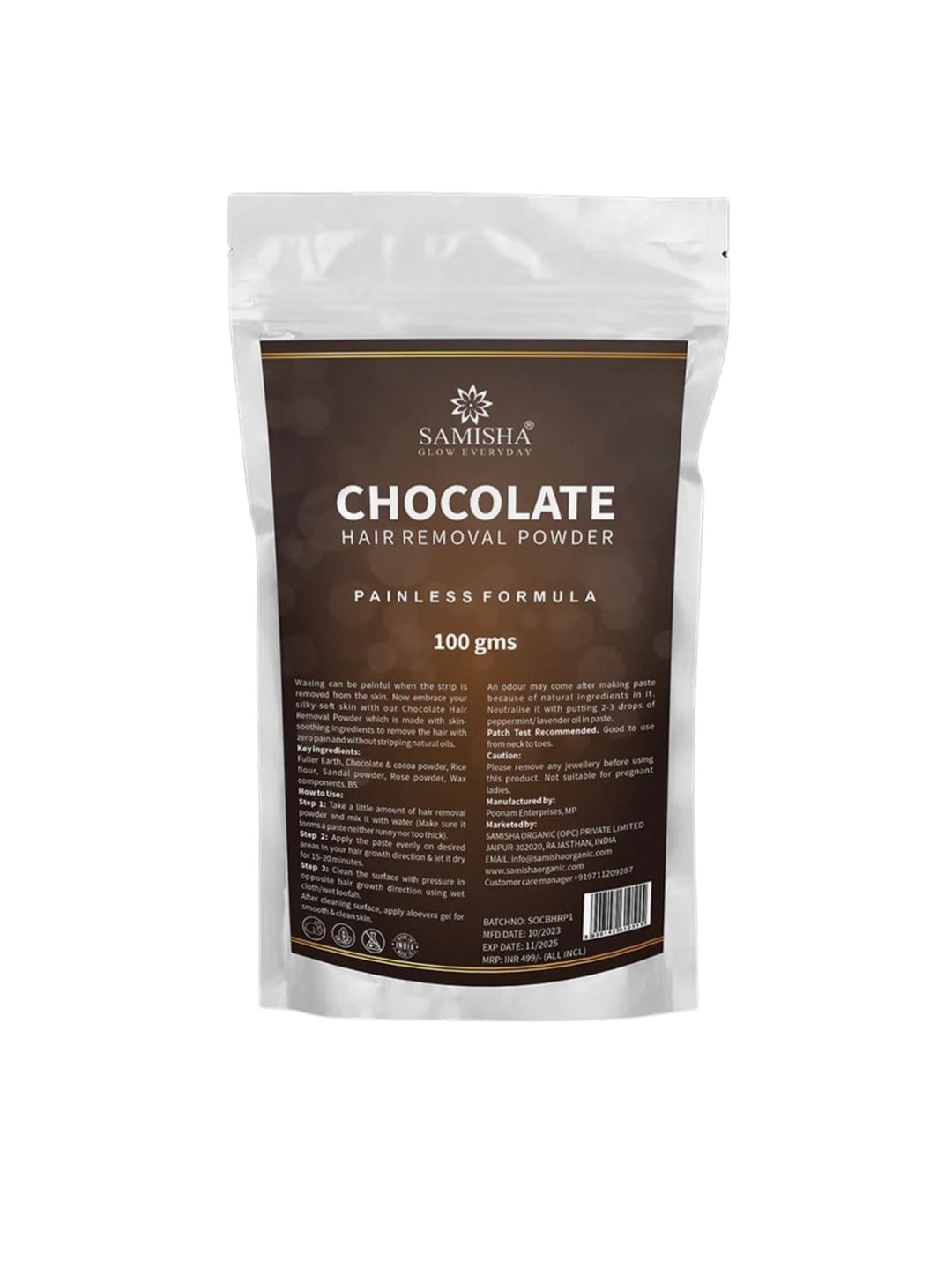 SAMISHA Chocolate Painless Hair Removal Powder - 100g-picture-46