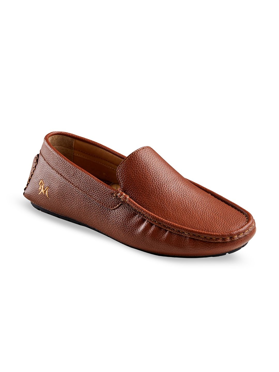 NEEMANS Men Textured Square Toe Lightweight Loafers-picture-21