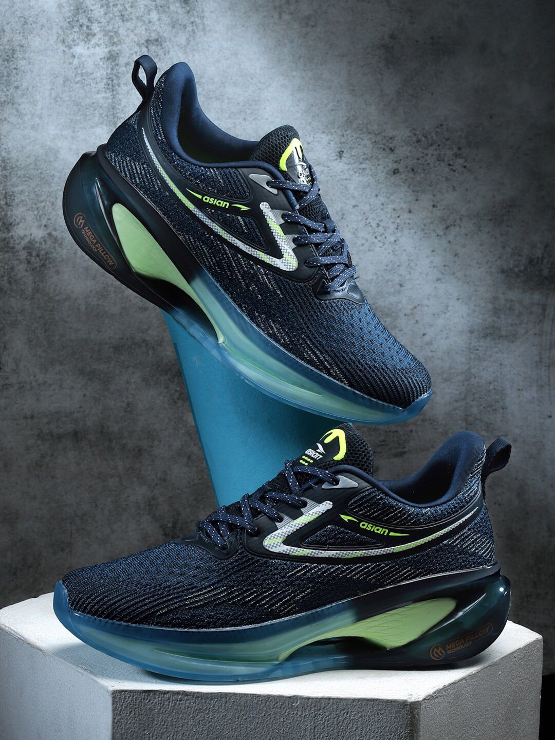 Wonder-34 Men's Running Shoes with Mesh Upper & Comfort...