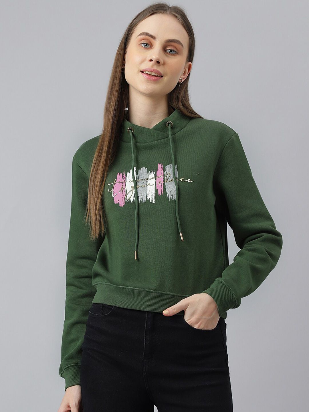 Latin Quarters Typography Printed Hooded Sweatshirt-picture-44