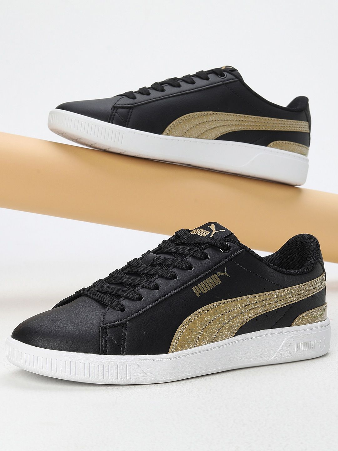 Puma Girls Vikky v3 Nova Youth Sneakers-image-4