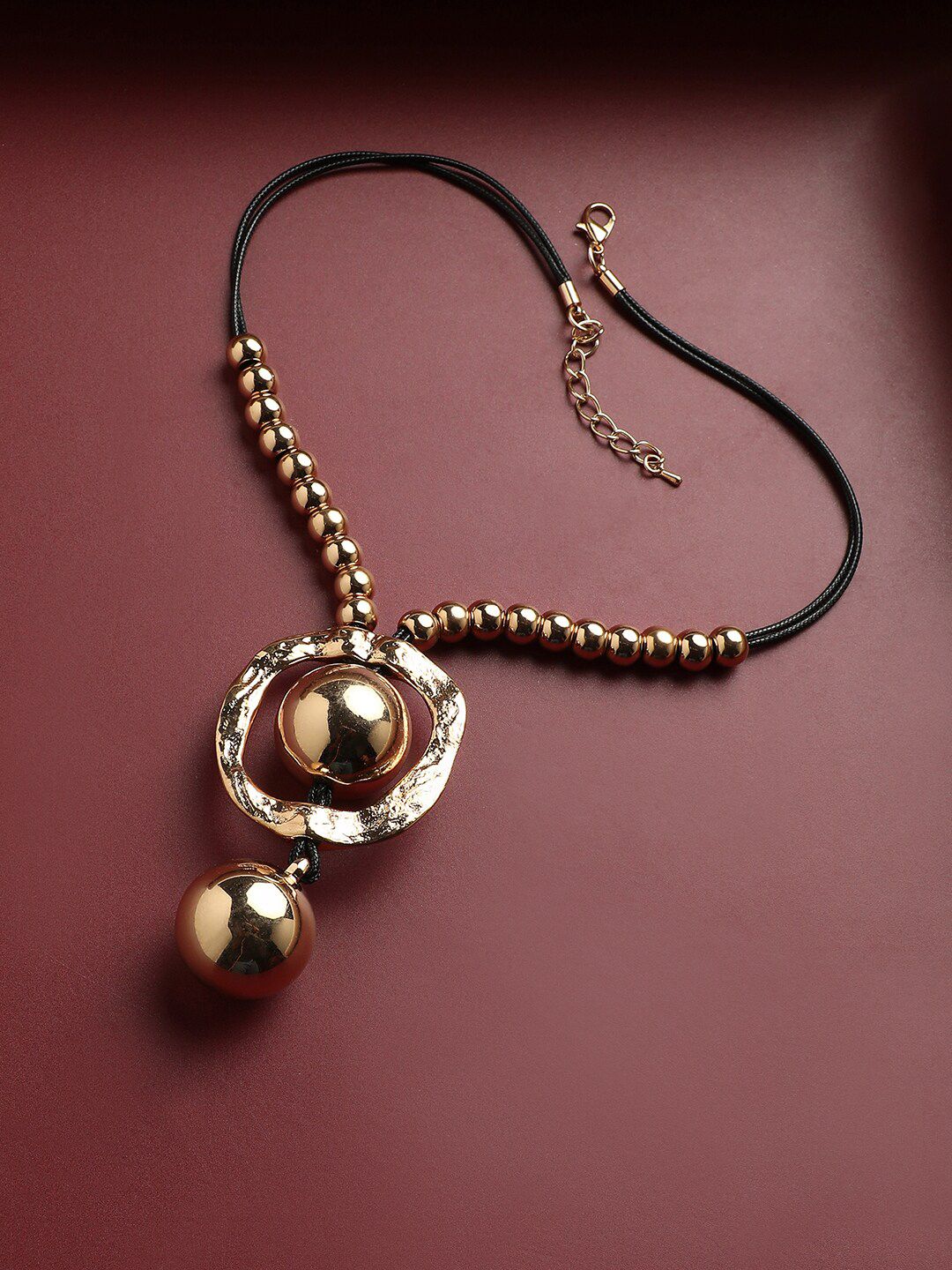 SOHI Gold Plated Necklace-image-30