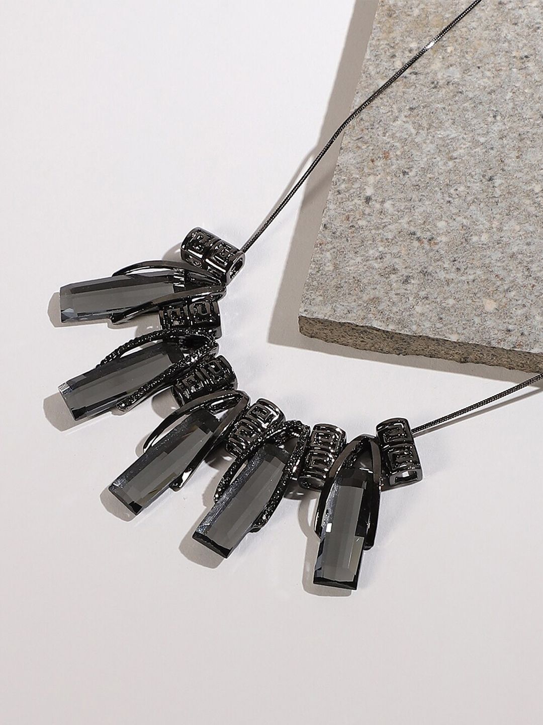 SOHI Silver-Plated Minimal Necklace-picture-9
