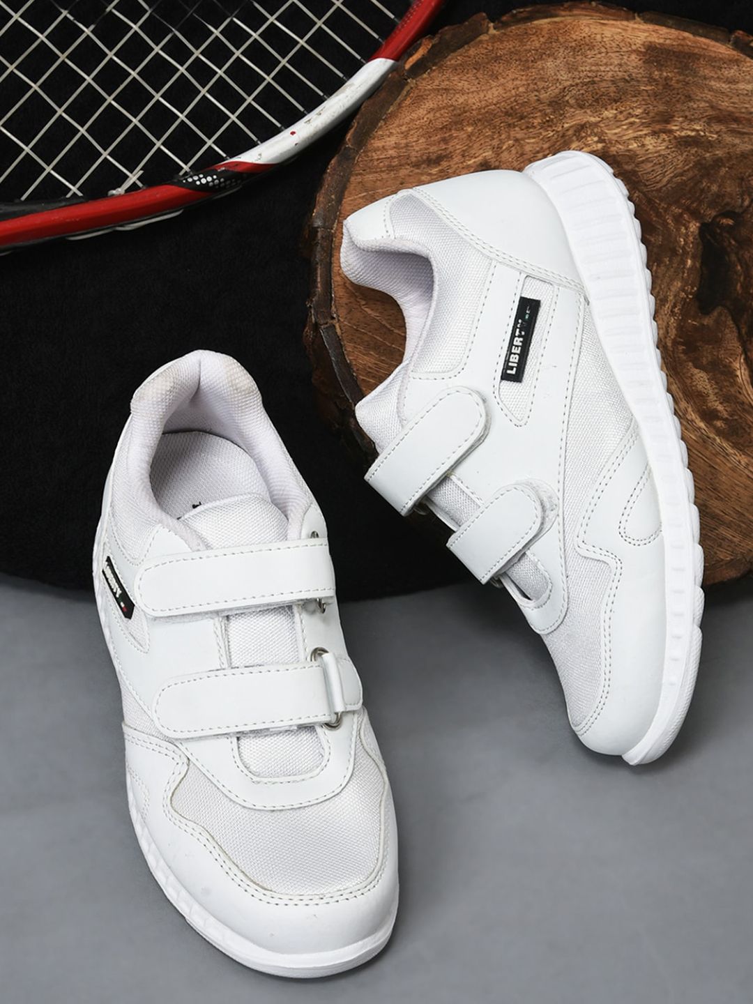 Liberty Kids Textured Lightweight School Sneakers-picture-18