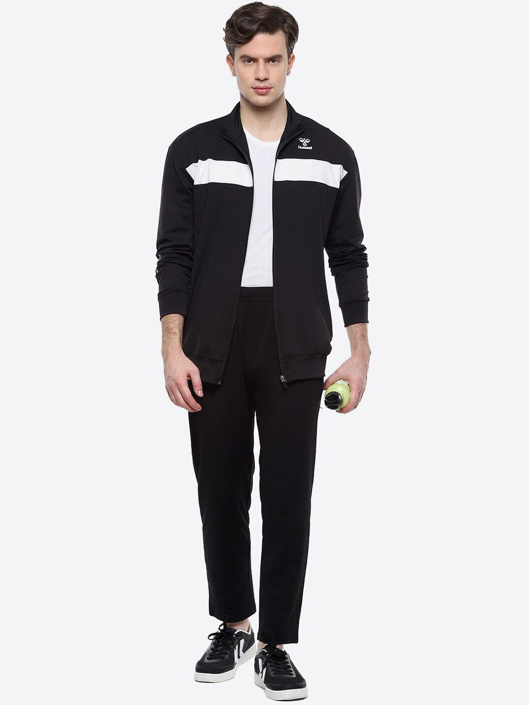 hummel Colorblocked Stand-Collar Tracksuit-image-41
