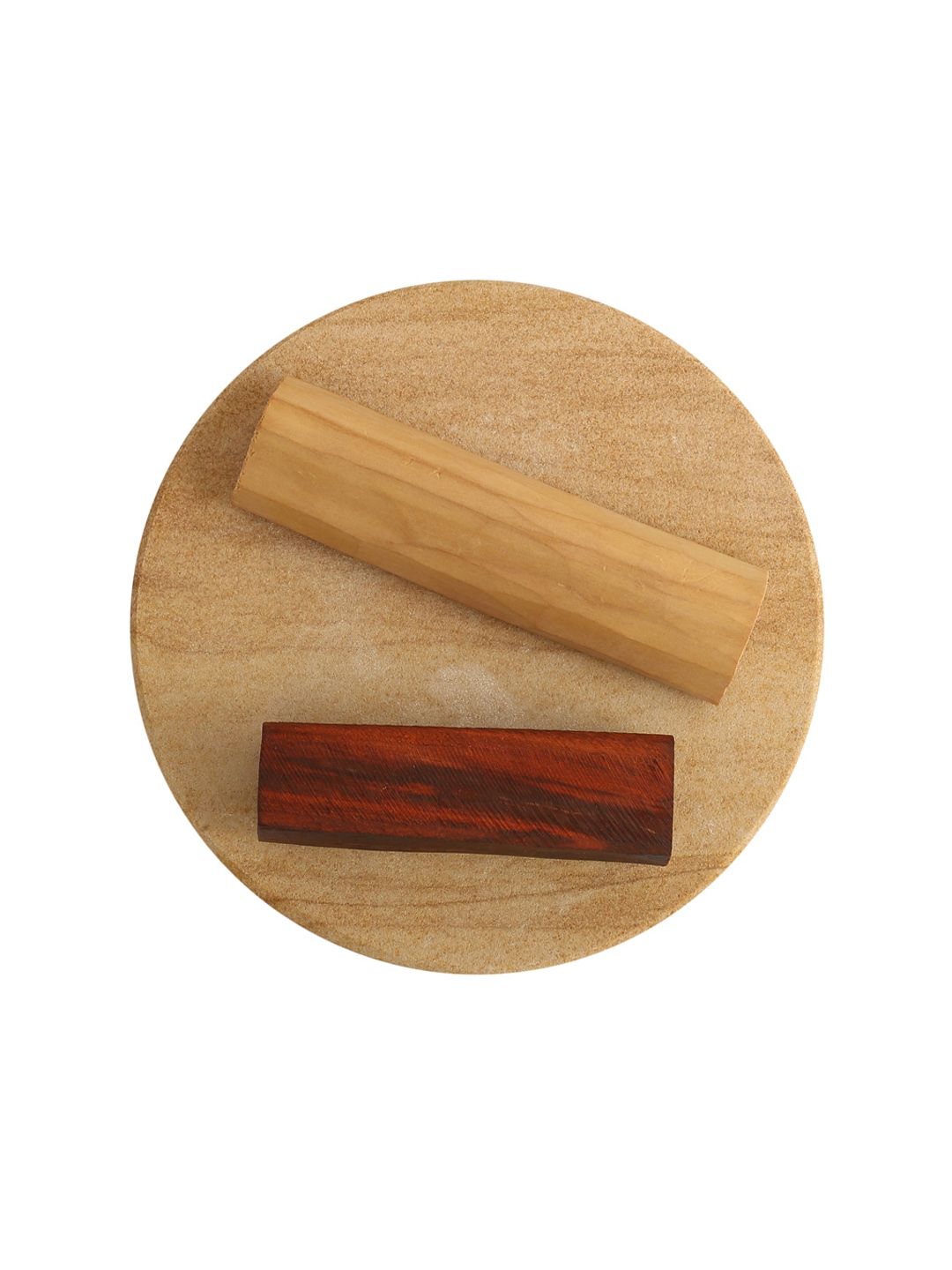 RDK Chandan Pata Premium Sandalwood Stick with Rubbing Stone - Red & Beige-image-8