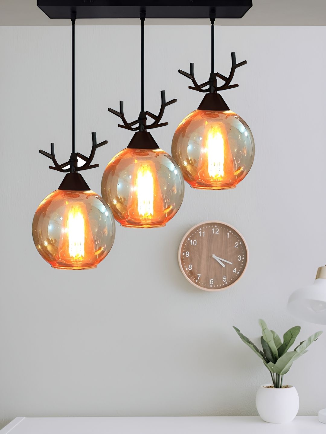 BrightLyt Gold-Toned Metal Ceiling Lamp-picture-39