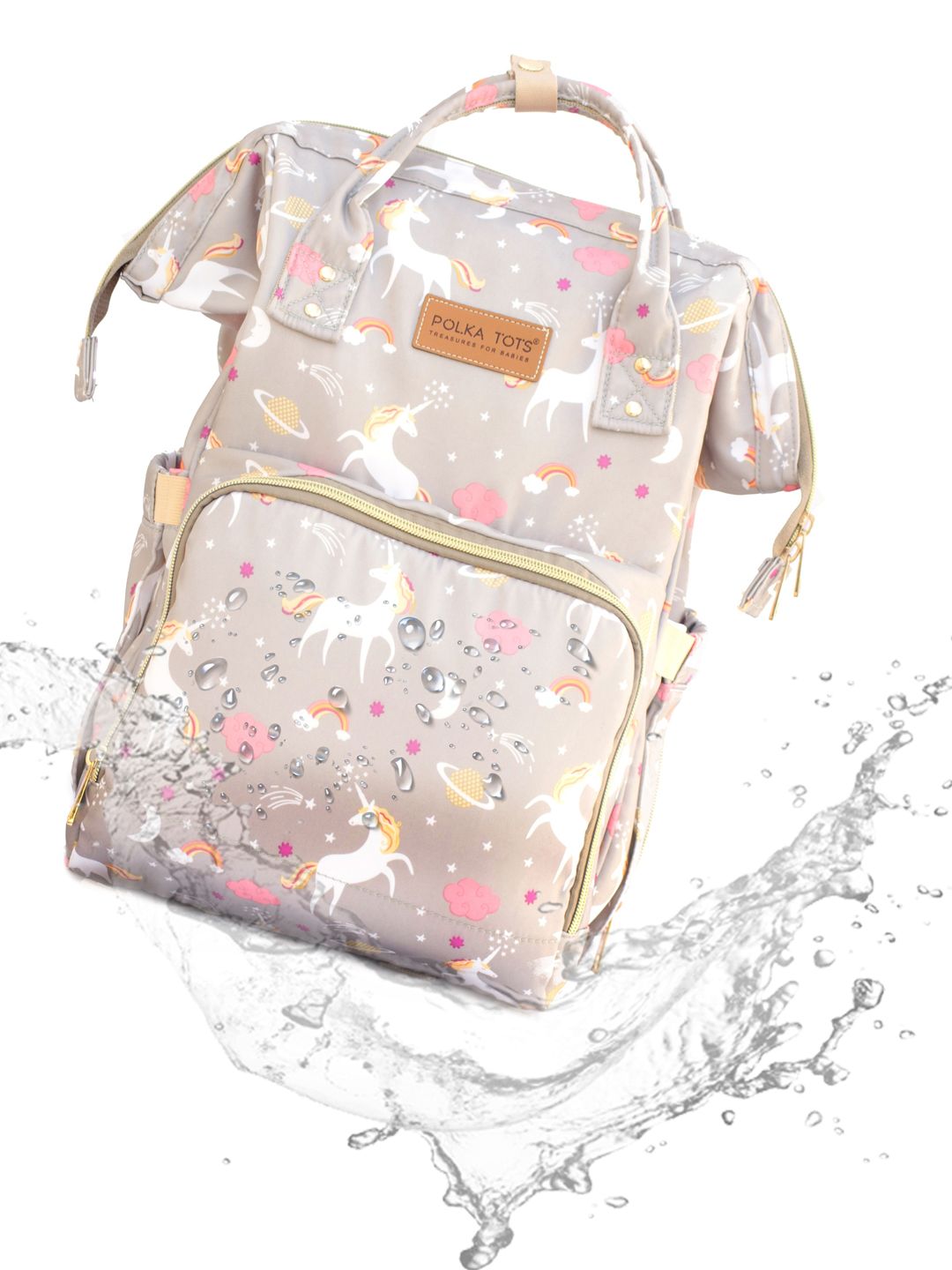 Polka Tots Kids Printed Lightweight Baby Diaper Bag-picture-29