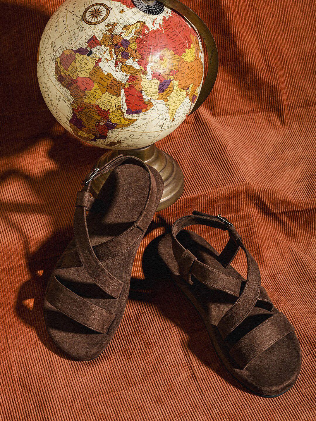 planet paaduks Paaduks Men Crossover Vegan Suede Comfort Sandals With Buckles-picture-35