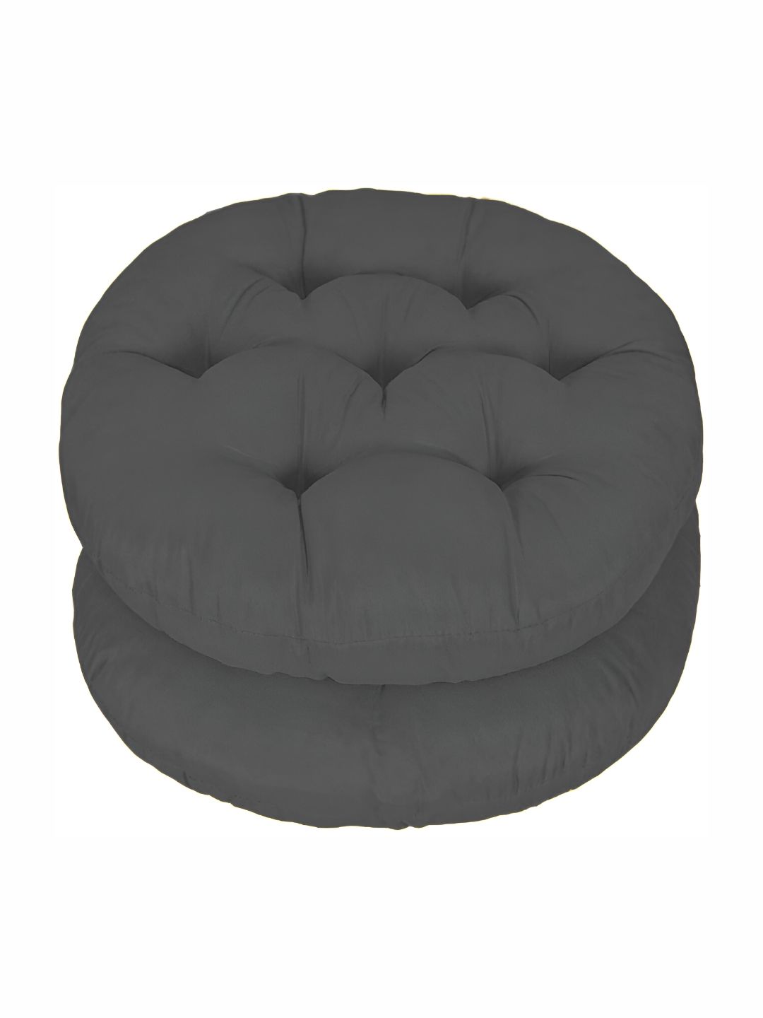 DADDY COOL Grey 2 Pieces Cotton Round Cushion Chair Pads-picture-28