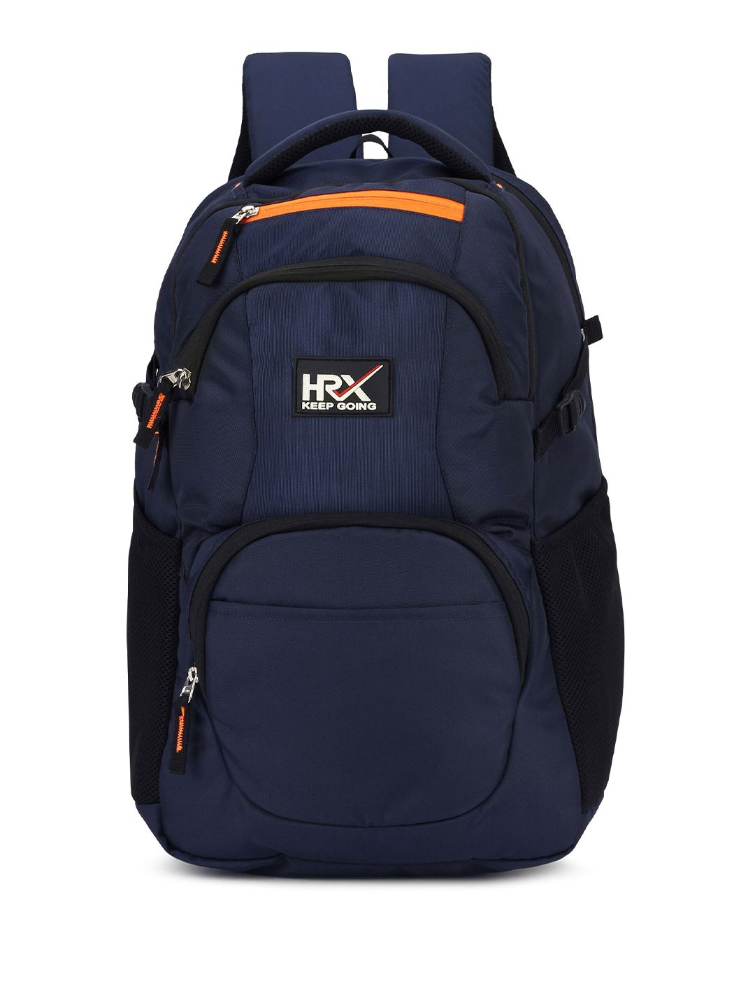 hrx by hrithik roshan x fwd HRX by Hrithik Roshan Unisex Black & Navy Blue Large Backpack-picture-26