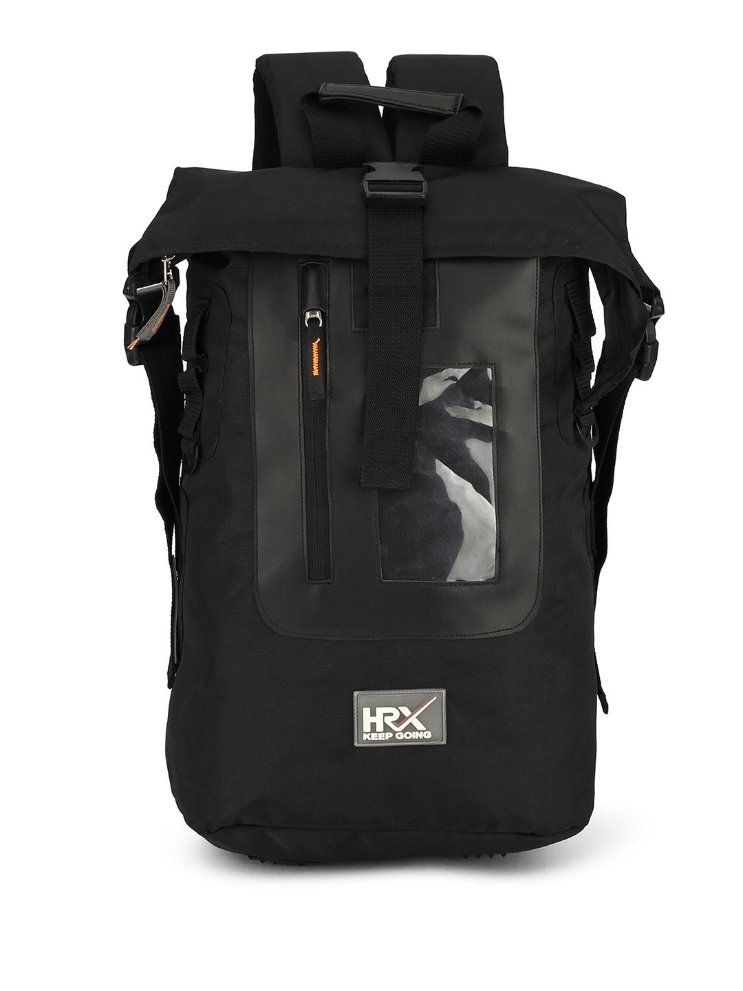 HRX by Hrithik Roshan Unisex Black Large Backpack